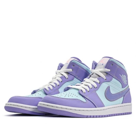 Jordan 1 Mid "Purple Aqua" Dámské/Pánské Boty 554724-500