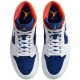 Jordan 1 Mid "Royal Blue Laser Orange" Dámské/Pánské Boty 554724-131