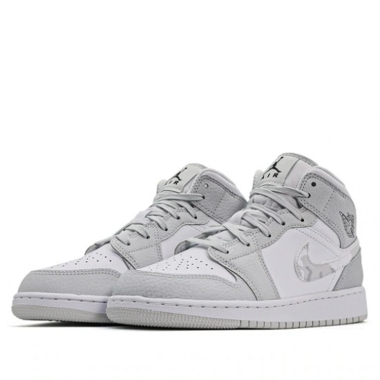 Jordan 1 Mid SE "Grey Camo" Dámské/Pánské Boty DD3235-100