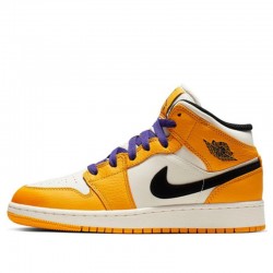 Jordan 1 Mid SE "Lakers" Dámské/Pánské Boty BQ6931-700