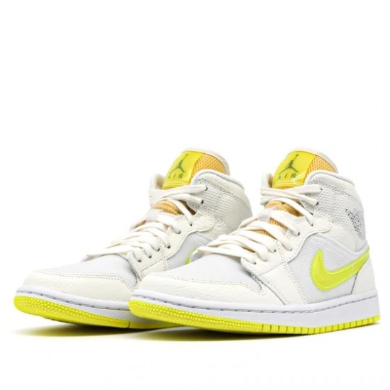 Jordan 1 Mid SE "Voltage Yellow" Dámské/Pánské Boty DB2822-107