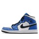 Jordan 1 Mid "Signal Blue" Dámské/Pánské Boty DD6834-402