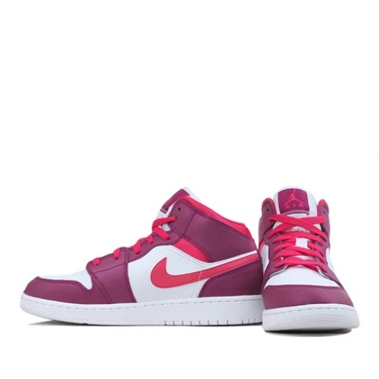 Jordan 1 Mid "True Berry Rush Pink" Dámské Boty 555112-661