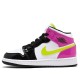 Jordan 1 Mid "White Black Cyber Pink" Dámské Boty CZ9835-100