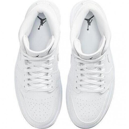 Jordan 1 Mid "White Snakeskin" Dámské/Pánské Boty BQ6472-110