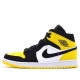 Jordan 1 Mid "Yellow Toe Black" Dámské/Pánské Boty 852542-071