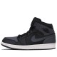 Jordan 1 Retro Mid "Black Dark Grey" Pánské/Dámské Boty 554724-041