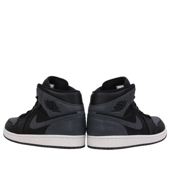 Jordan 1 Retro Mid "Black Dark Grey" Pánské/Dámské Boty 554724-041