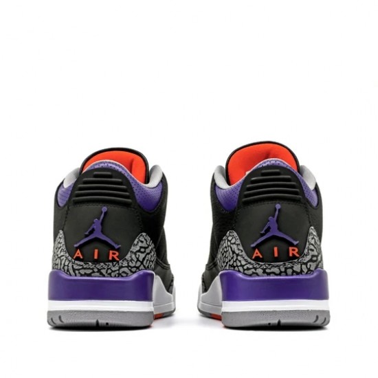 Jordan 3 Retro "Black Court Purple" Pánské/Dámské Boty CT8532-050