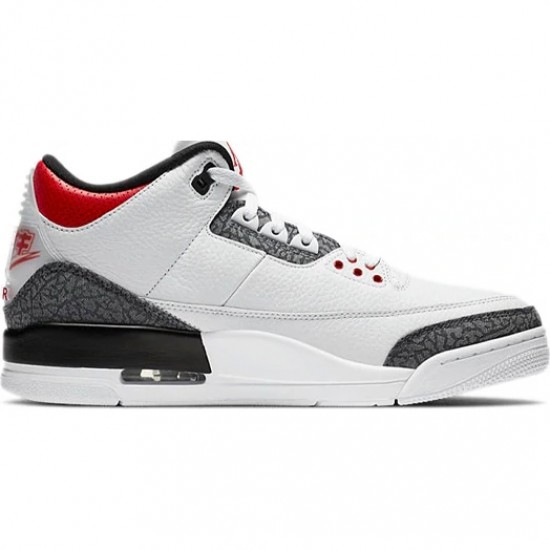 Jordan 3 Retro "SE-T CO JP Fire Red Denim" Pánské Boty CZ6433-100