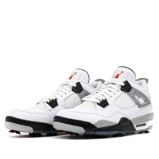 Jordan 4 Retro "Golf White Cement" Pánské Boty CU9981-100