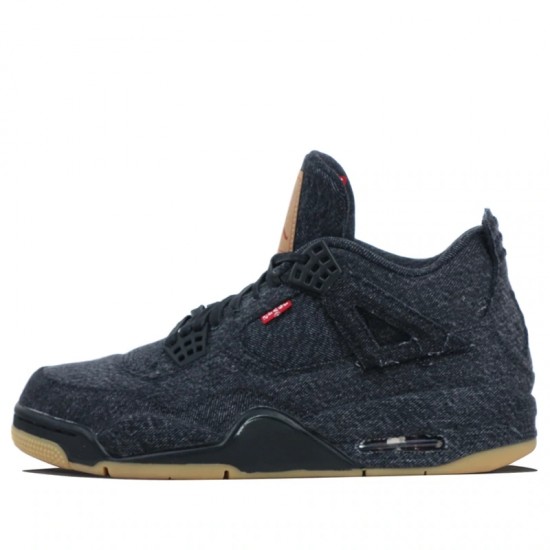 Jordan 4 Retro "Levi's Black" Pánské/Dámské Boty AO2571-001