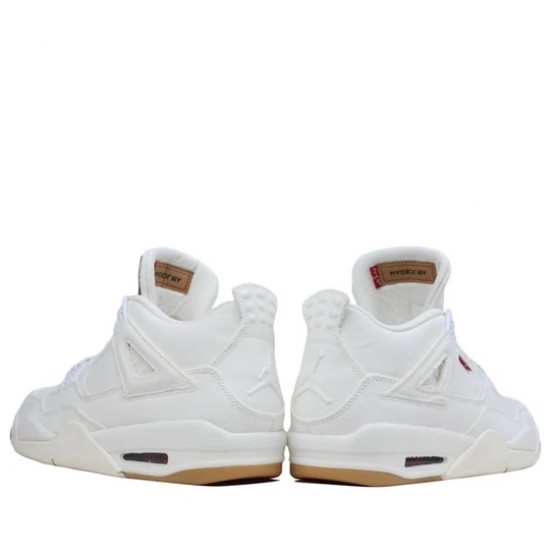 Jordan 4 Retro "Levi's White" Pánské/Dámské Boty AO2571-100