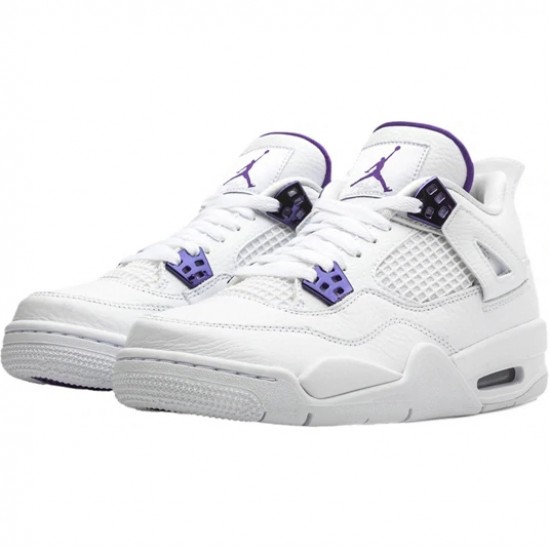 Jordan 4 Retro "Purple Metallic" Pánské/Dámské Boty 408452-115