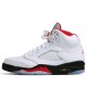 Jordan 5 Retro "Fire Red Silver Tongue" 2020 Pánské Boty DA1911-102