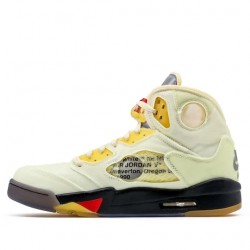 Jordan 5 Retro "OFF-WHITE Sail" Pánské Boty DH8565-100