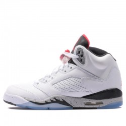 Jordan 5 Retro "White Cement" GS Boty 440888-104