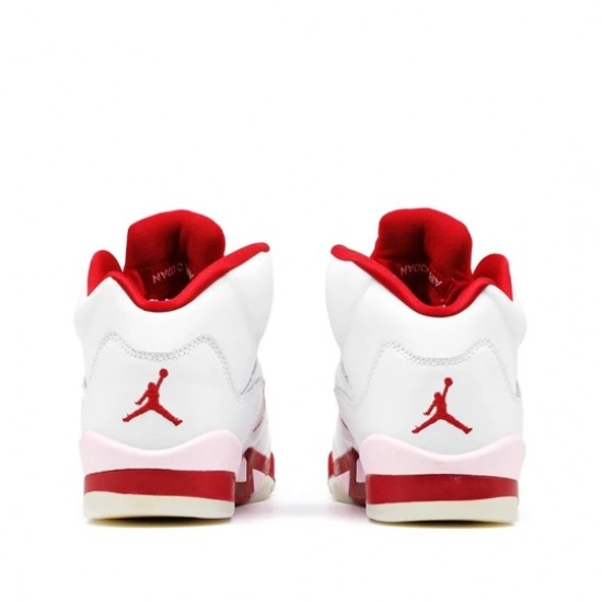 Jordan 5 Retro "White Pink Red" Pánské/Dámské Boty 440892-106