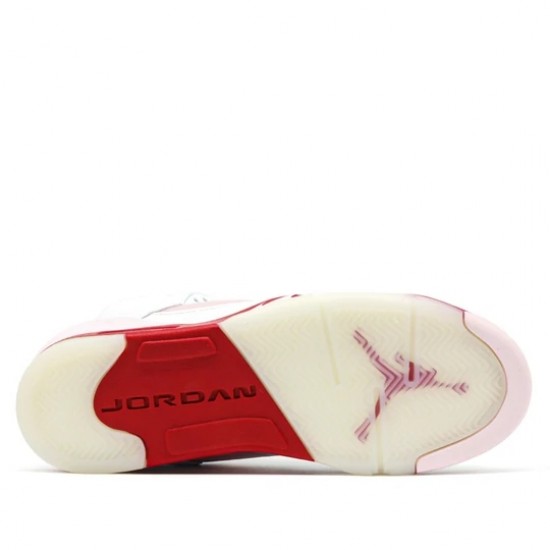 Jordan 5 Retro "White Pink Red" Pánské/Dámské Boty 440892-106