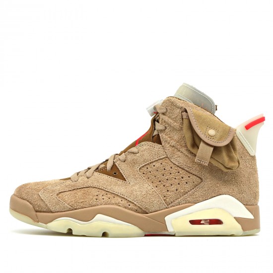 Jordan 6 Retro "Travis Scott British Khaki" Pánské Boty DH0690-200