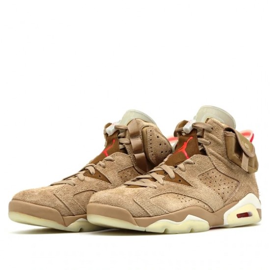 Jordan 6 Retro "Travis Scott British Khaki" Pánské Boty DH0690-200