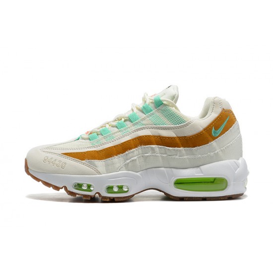 Pánské Nike Air Max 95 TT Bílá  Zelená Hnědá CZ0154-100 Obuv