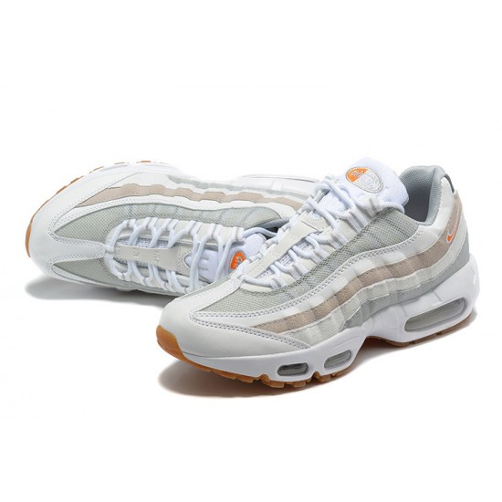 Pánské Nike Air Max 95 TT Bílá Šedá možná Oranžová DM0011-100 Obuv 