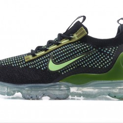 Dámské/Pánské Nike Air VaporMax 2021 Flyknit Černá Zelená DQ7640-001 Obuv