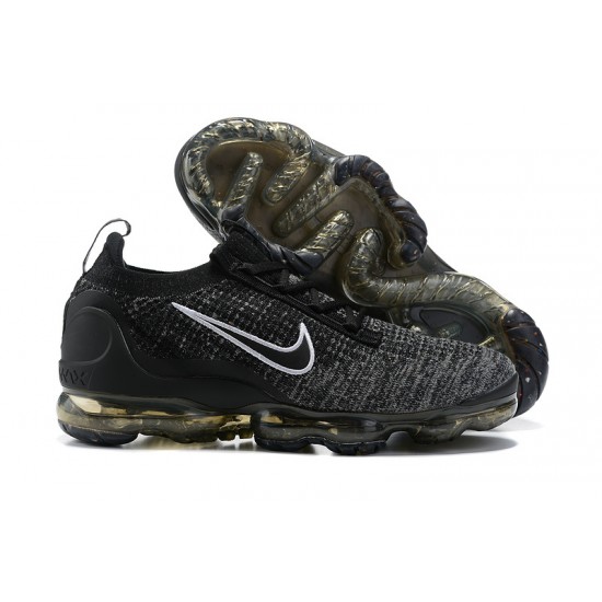 Dámské/Pánské Nike Air VaporMax 2021 Flyknit Černá Šedá DC9394-001 Obuv