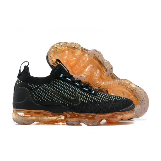 Dámské/Pánské Nike Air VaporMax 2021 Flyknit Černá Oranžová Obuv