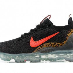 Dámské/Pánské Nike Air VaporMax 2021 Flyknit Černá Červená Obuv