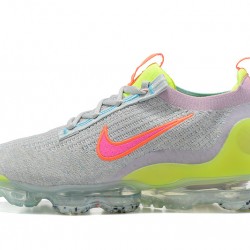 Dámské/Pánské Nike Air VaporMax 2021 Flyknit Šedá Růžová DH4088-002 Obuv