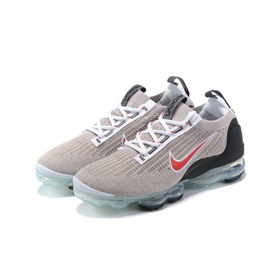 Dámské/Pánské Nike Air VaporMax 2021 Flyknit Šedá Červená DH4085-003 Obuv