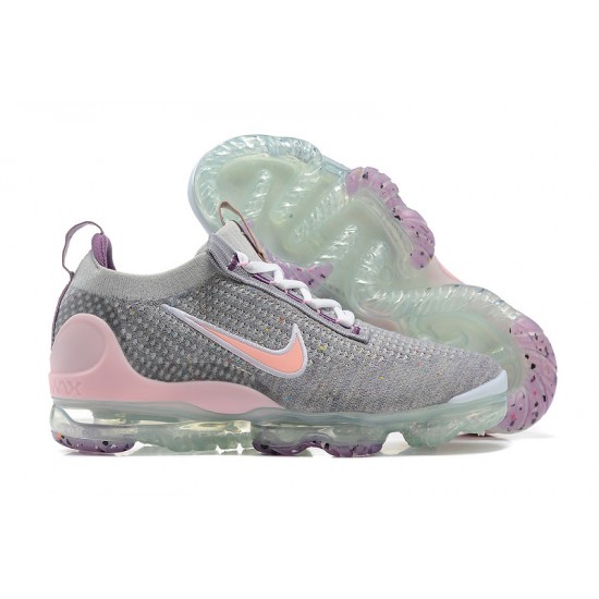 Dámské/Pánské Nike Air VaporMax 2021 Flyknit Šedá možná Růžová Obuv