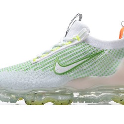 Dámské/Pánské Nike Air VaporMax 2021 Flyknit Bílá Zelená FD0871-100 Obuv 