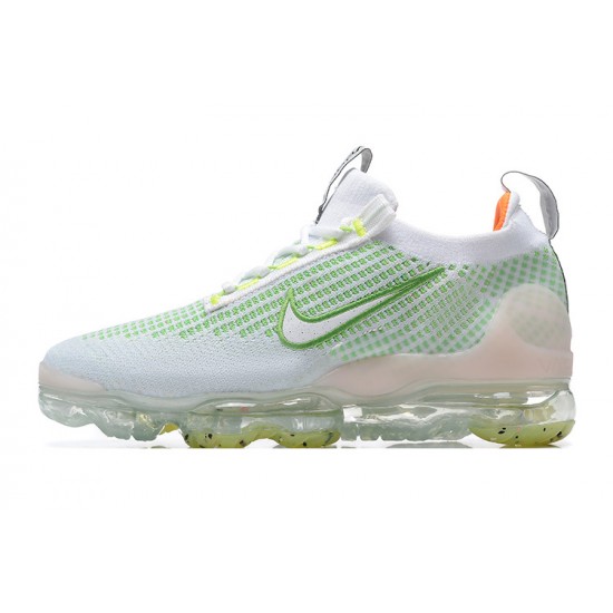 Dámské/Pánské Nike Air VaporMax 2021 Flyknit Bílá Zelená FD0871-100 Obuv 