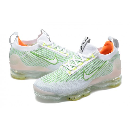 Dámské/Pánské Nike Air VaporMax 2021 Flyknit Bílá Zelená FD0871-100 Obuv 