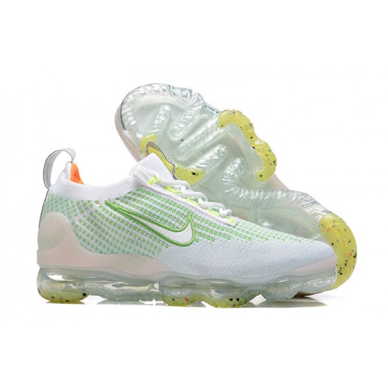 Dámské/Pánské Nike Air VaporMax 2021 Flyknit Bílá Zelená FD0871-100 Obuv 