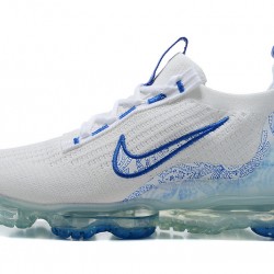 Dámské/Pánské Nike Air VaporMax 2021 Flyknit Bílá možná Modrá Obuv