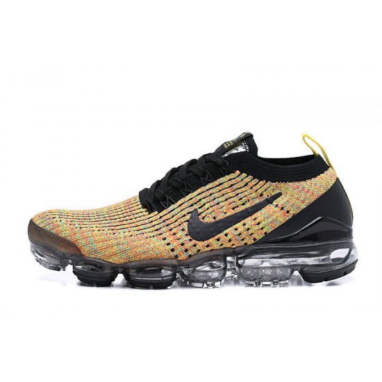 Dámské/Pánské Nike Air VaporMax Flyknit 3 Černá Žlutá AJ6900-006 Obuv