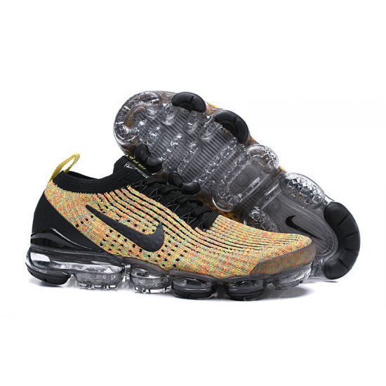 Dámské/Pánské Nike Air VaporMax Flyknit 3 Černá Žlutá AJ6900-006 Obuv