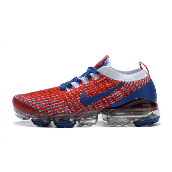 Dámské/Pánské Nike Air VaporMax Flyknit 3 Červená Modrá CW5585-100 Obuv