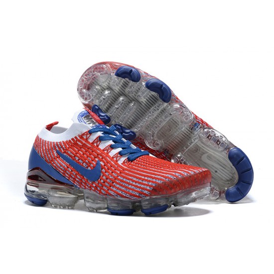 Dámské/Pánské Nike Air VaporMax Flyknit 3 Červená Modrá CW5585-100 Obuv