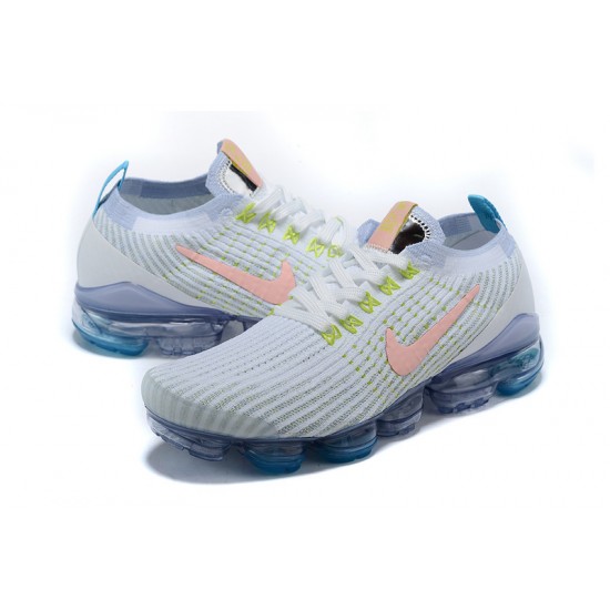 Dámské/Pánské Nike Air VaporMax Flyknit 3 Bílá Modrá AJ6900-003 Obuv