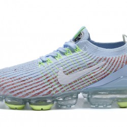 Dámské/Pánské Nike Air VaporMax Flyknit 3 Bílá Modrá AJ6910-200 Obuv