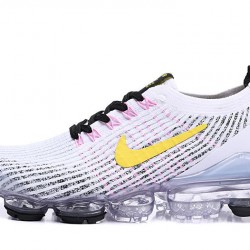 Dámské/Pánské Nike Air VaporMax Flyknit 3 Bílá Žlutá AJ6900-103 Obuv