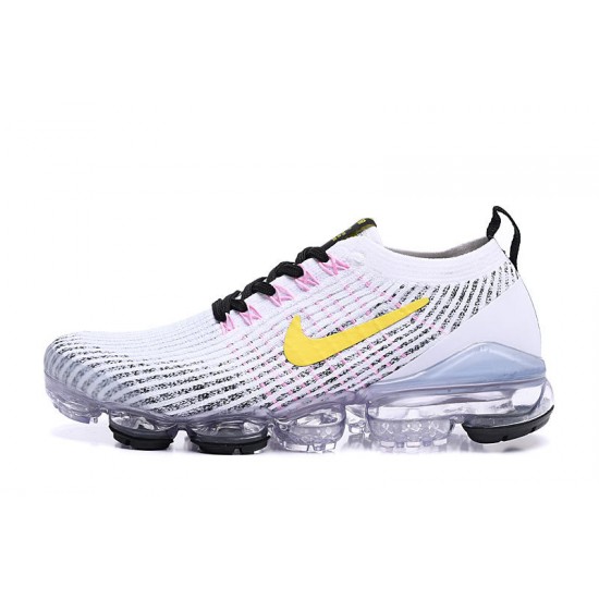 Dámské/Pánské Nike Air VaporMax Flyknit 3 Bílá Žlutá AJ6900-103 Obuv