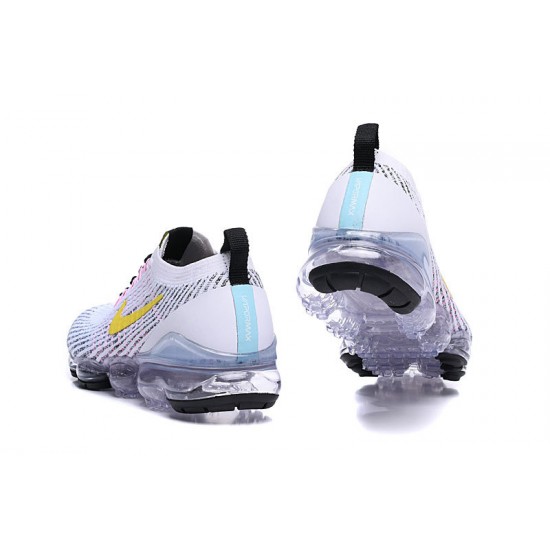 Dámské/Pánské Nike Air VaporMax Flyknit 3 Bílá Žlutá AJ6900-103 Obuv