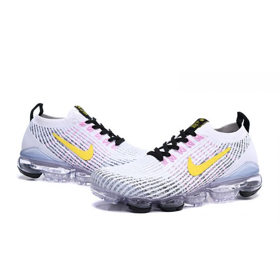 Dámské/Pánské Nike Air VaporMax Flyknit 3 Bílá Žlutá AJ6900-103 Obuv