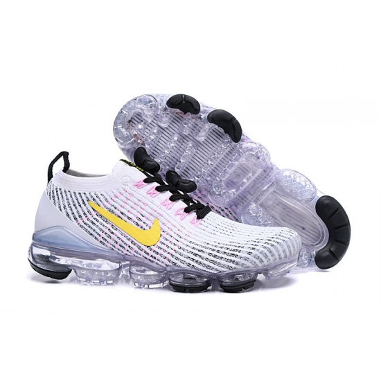 Dámské/Pánské Nike Air VaporMax Flyknit 3 Bílá Žlutá AJ6900-103 Obuv